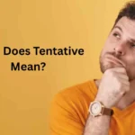 what does tentative mean